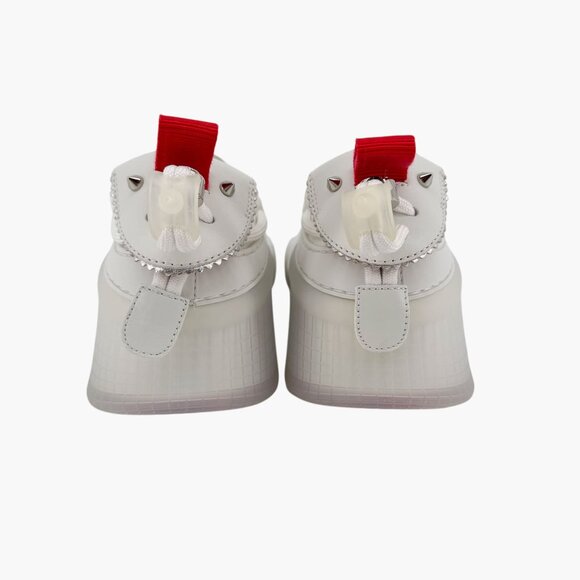 Christian Louboutin Arpoador Donna Sneakers White Leather Size 39.5 US 9.5 Women - Picture 8 of 16